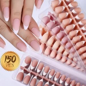 Soft Gel French Nail Tips – 150pcs