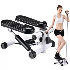 Mini Stepper with Resistance Bands – Twist Stepper for Home Cardio